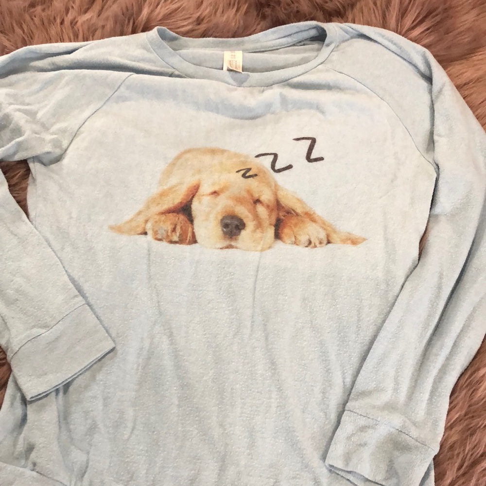 Forever21 puppy pj sweater